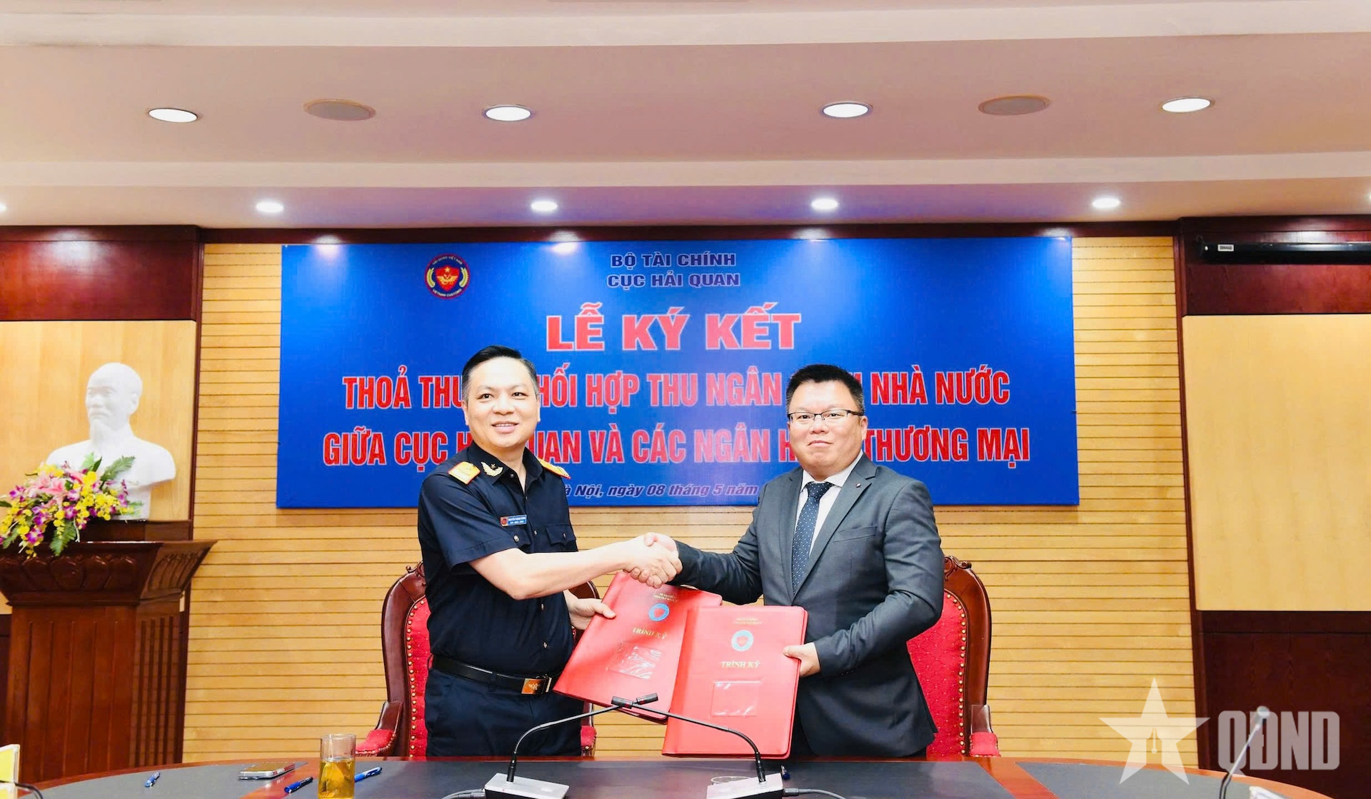 Cục Hải quan ký thỏa thuận phối hợp thu ngân sách Nhà nước với 4 Ngân hàng thương mại